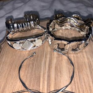 Vintage Silver Bracelet Set of 5